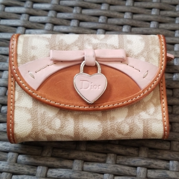Dior Handbags - Christian Dior wallet w/keychain & coin holder